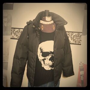 𝅺puffer Coat Kenneth Cole Reaction, Down Filled,  Black Small